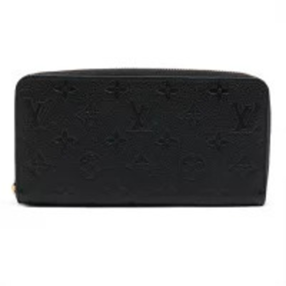 Louis Vuitton Empreinte Noir Black Monogram Long Wallet Black